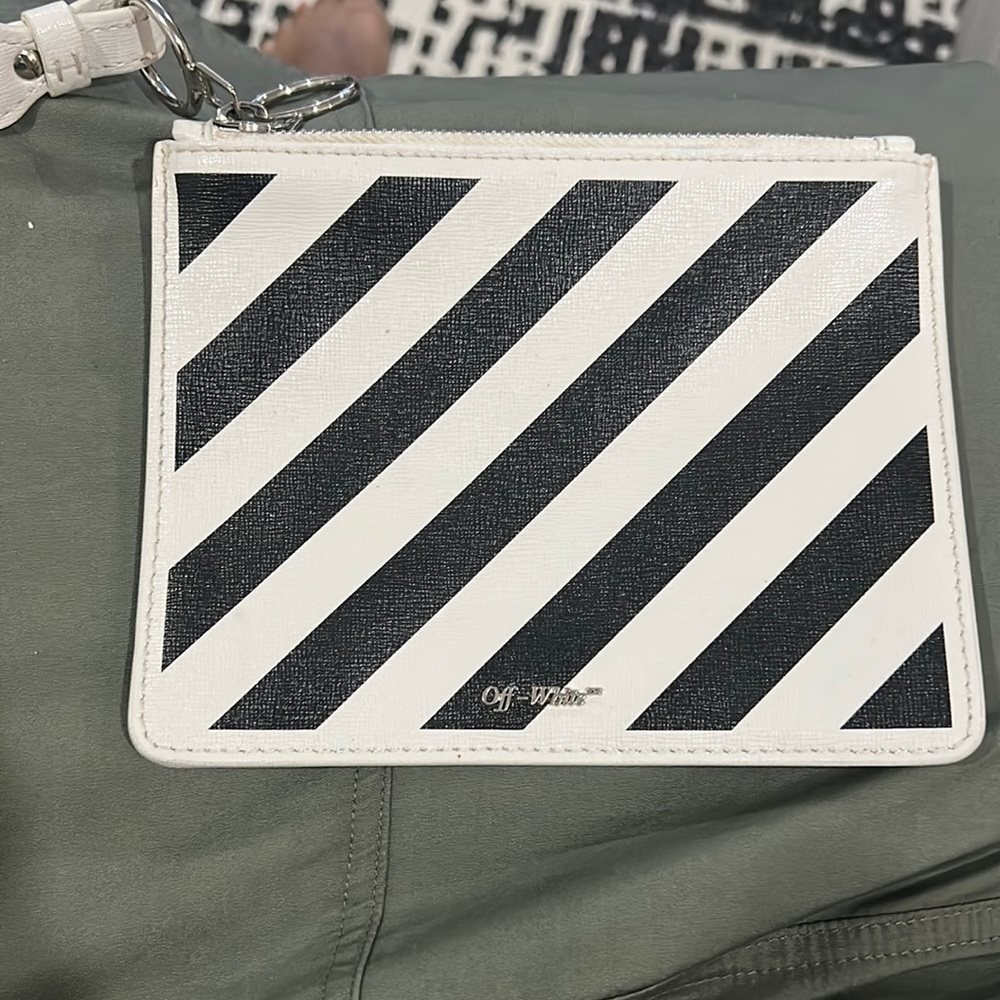 Off -white wristlet